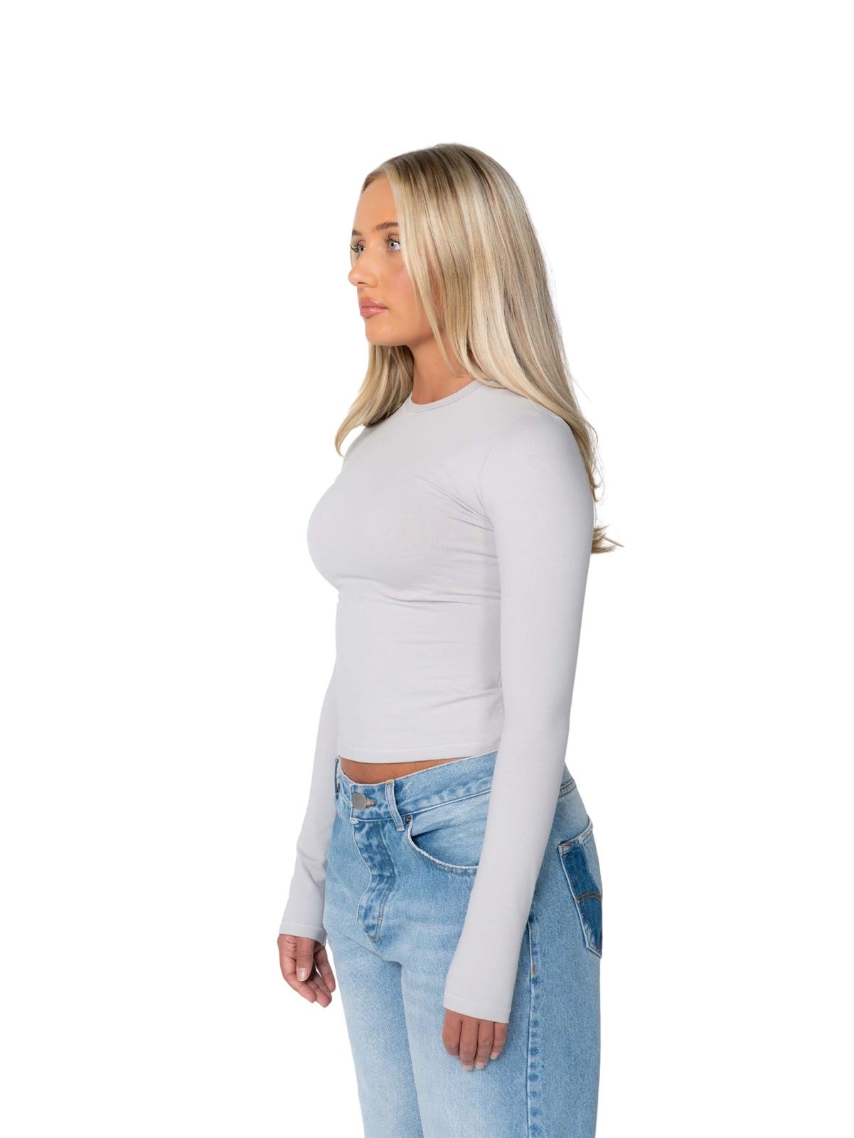 Shape L/S - moongrey