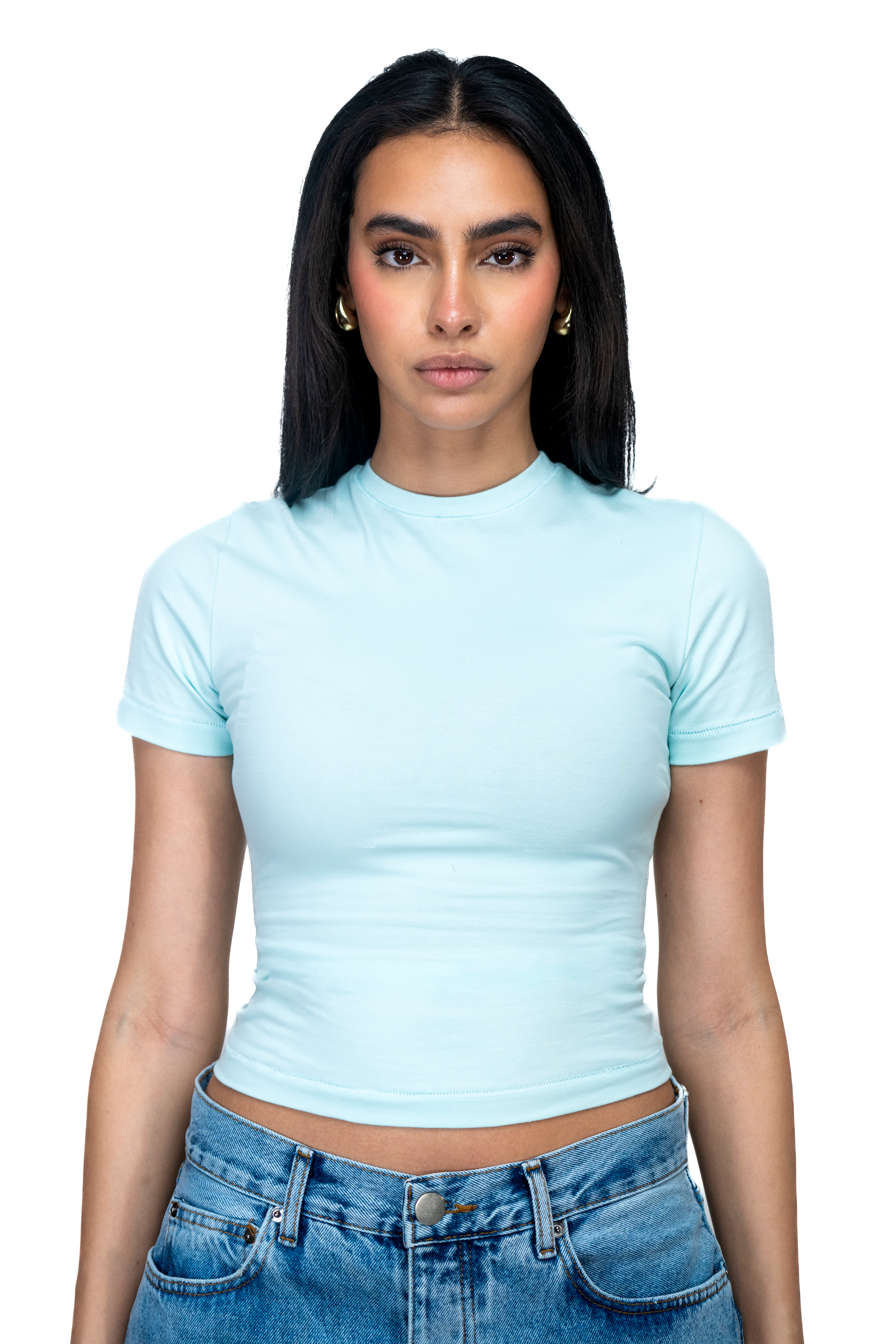 Shape Tee - minty blue