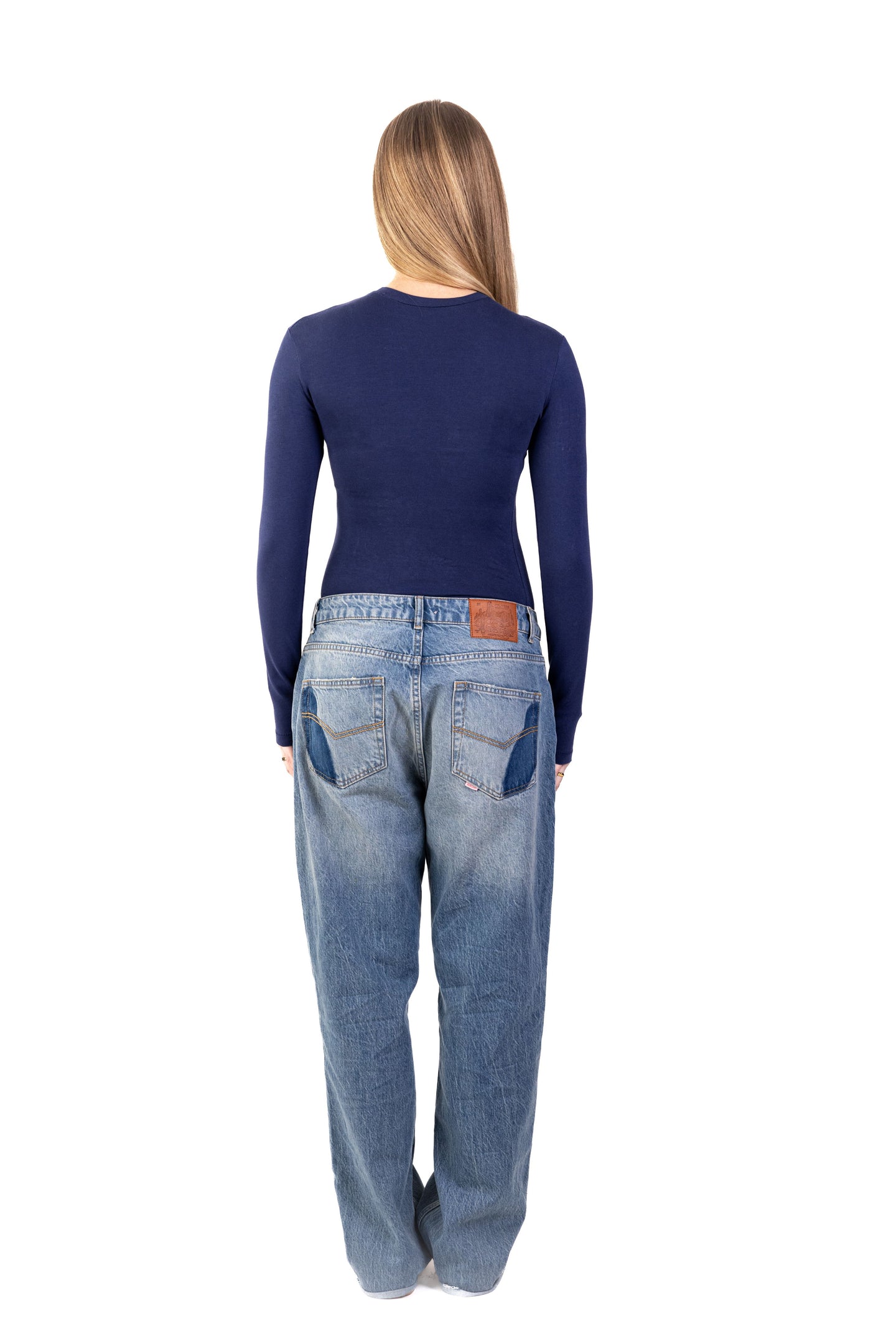 Shape L/S - navy blue