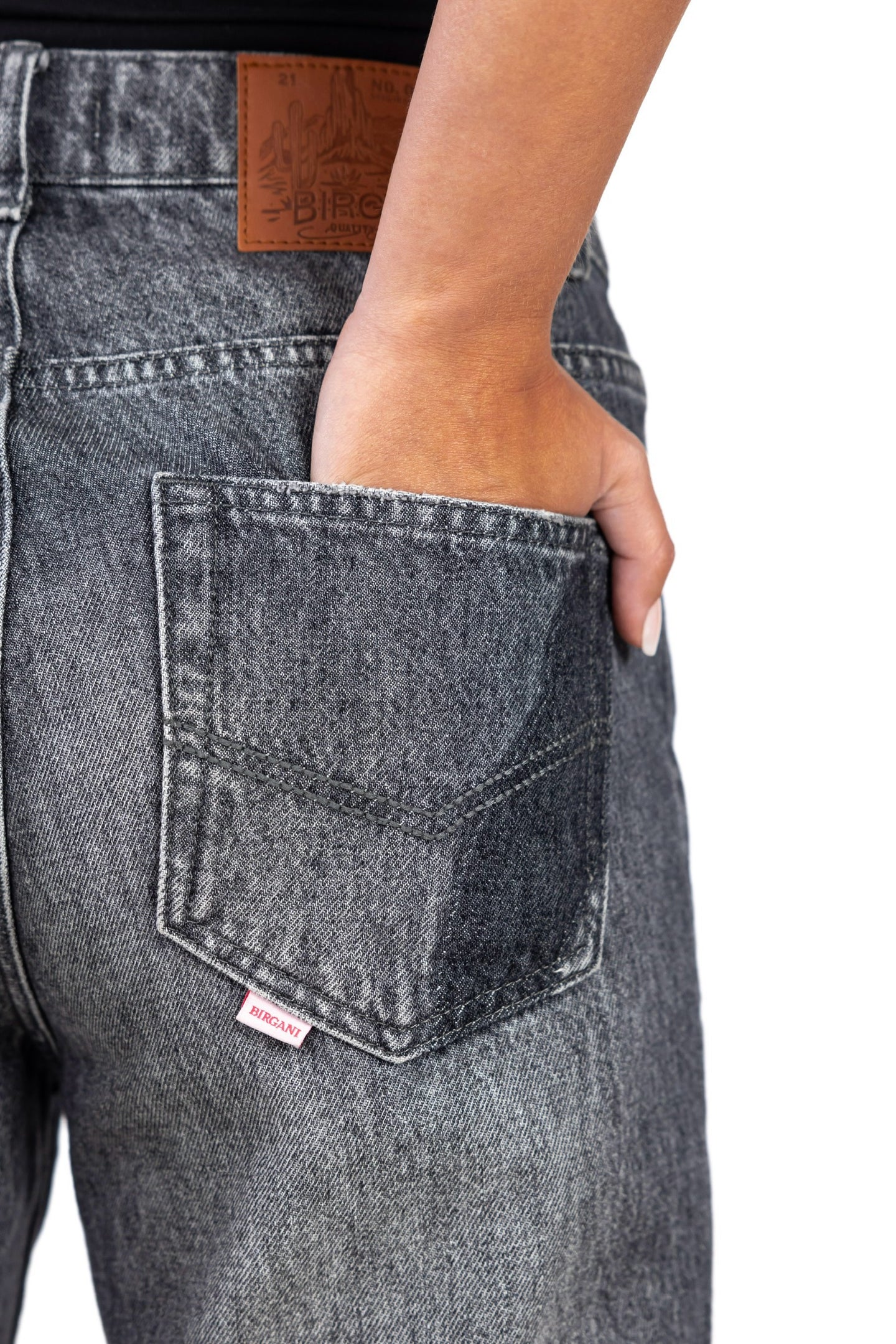 Five Pocket Denim - ash grey