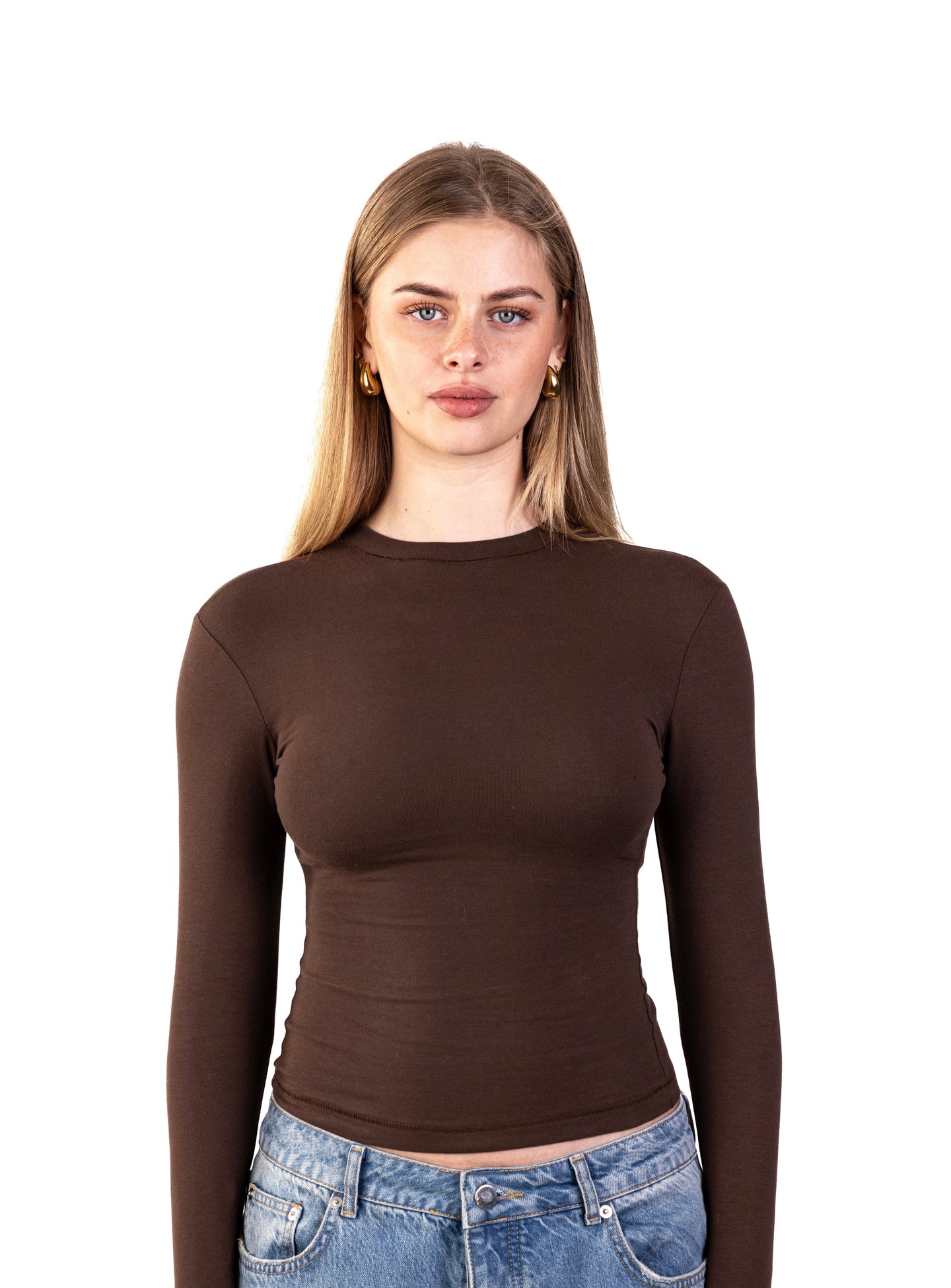 shape wear t-shirt braun