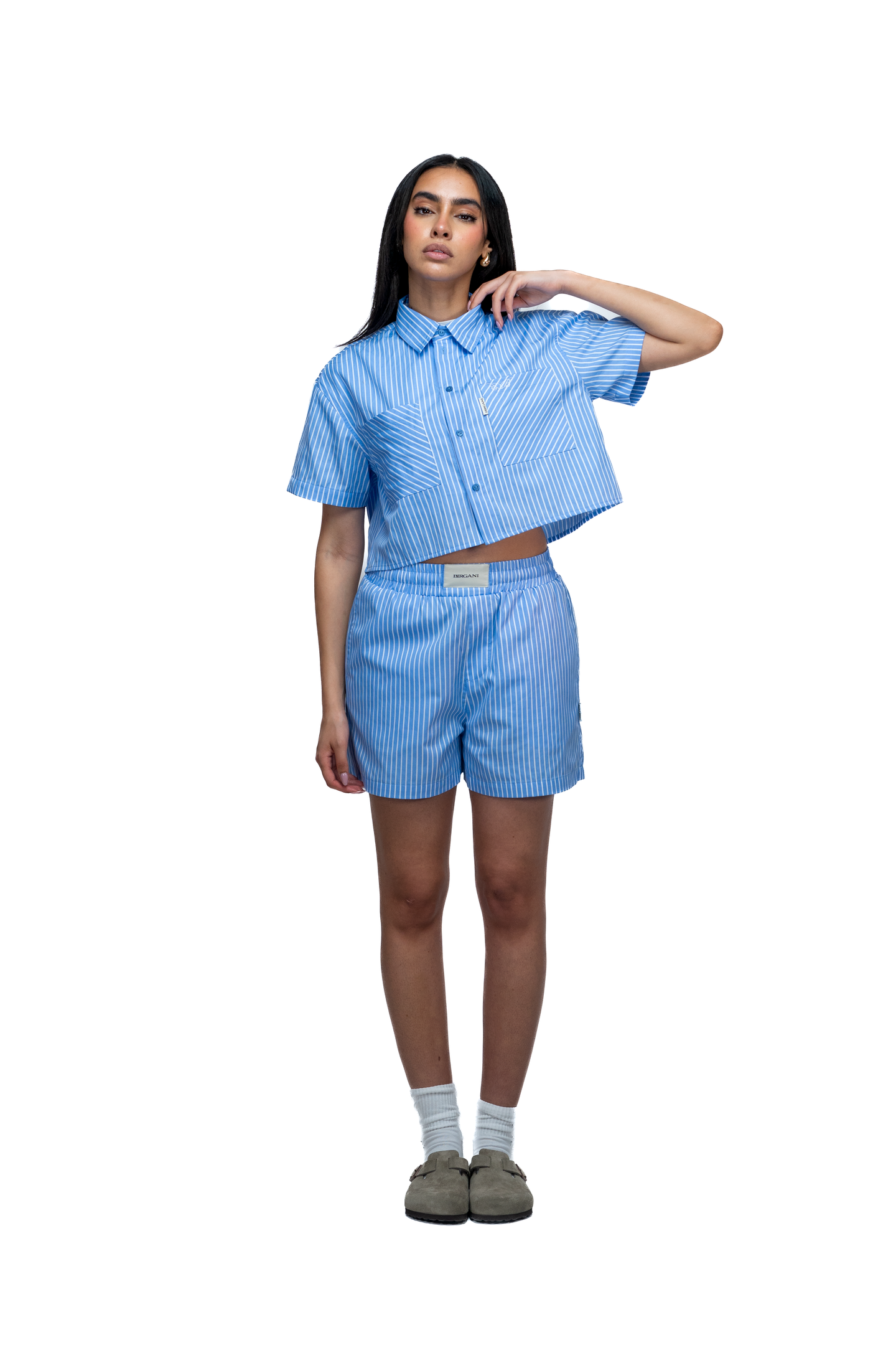 Striped Set - ocean blue