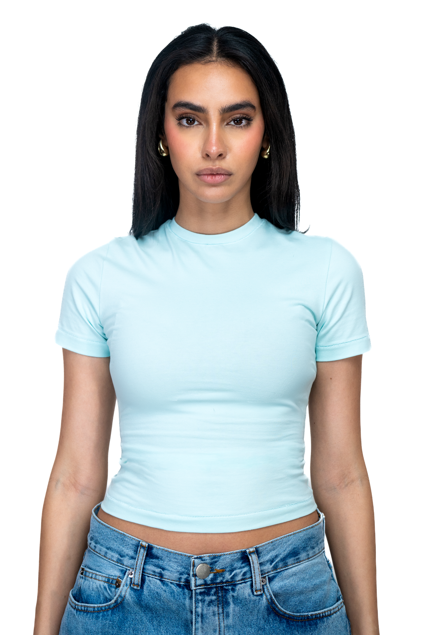 Shape Tee - minty blue