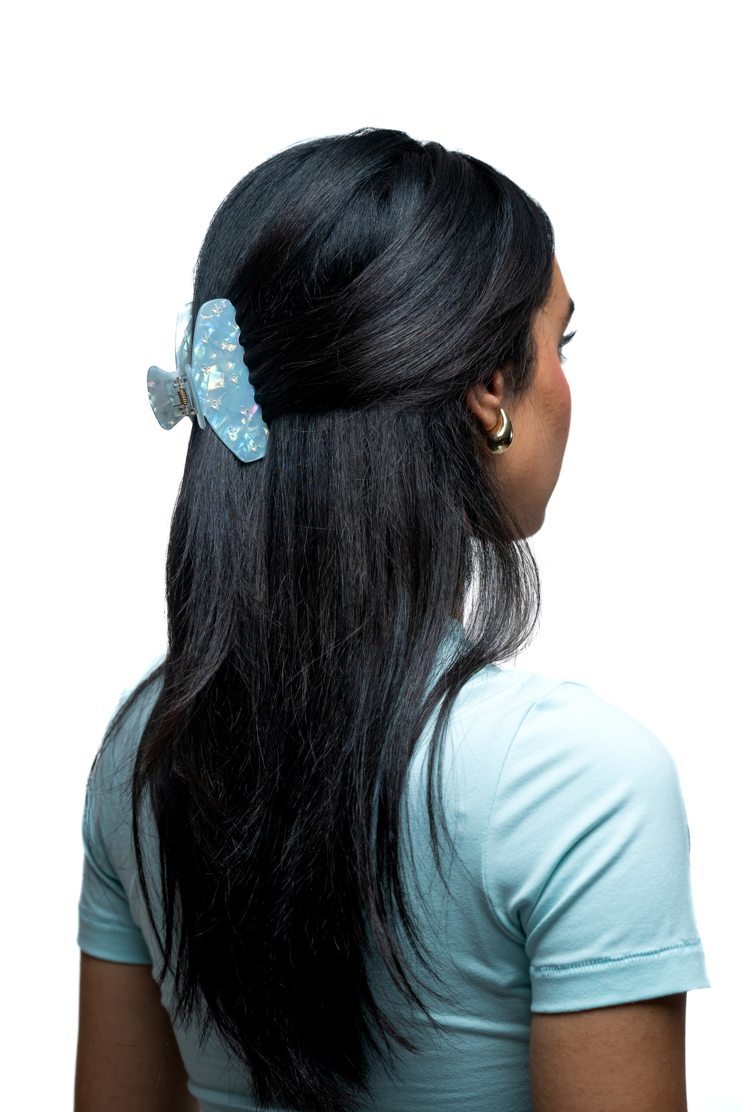 Classique Claw Clip - sky blue