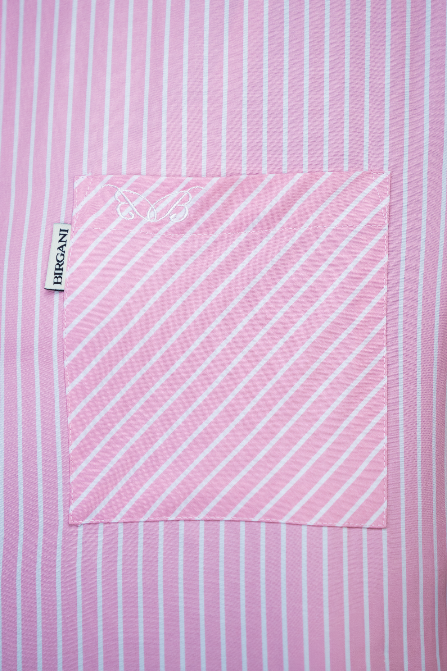 Striped Shirt - blush pink