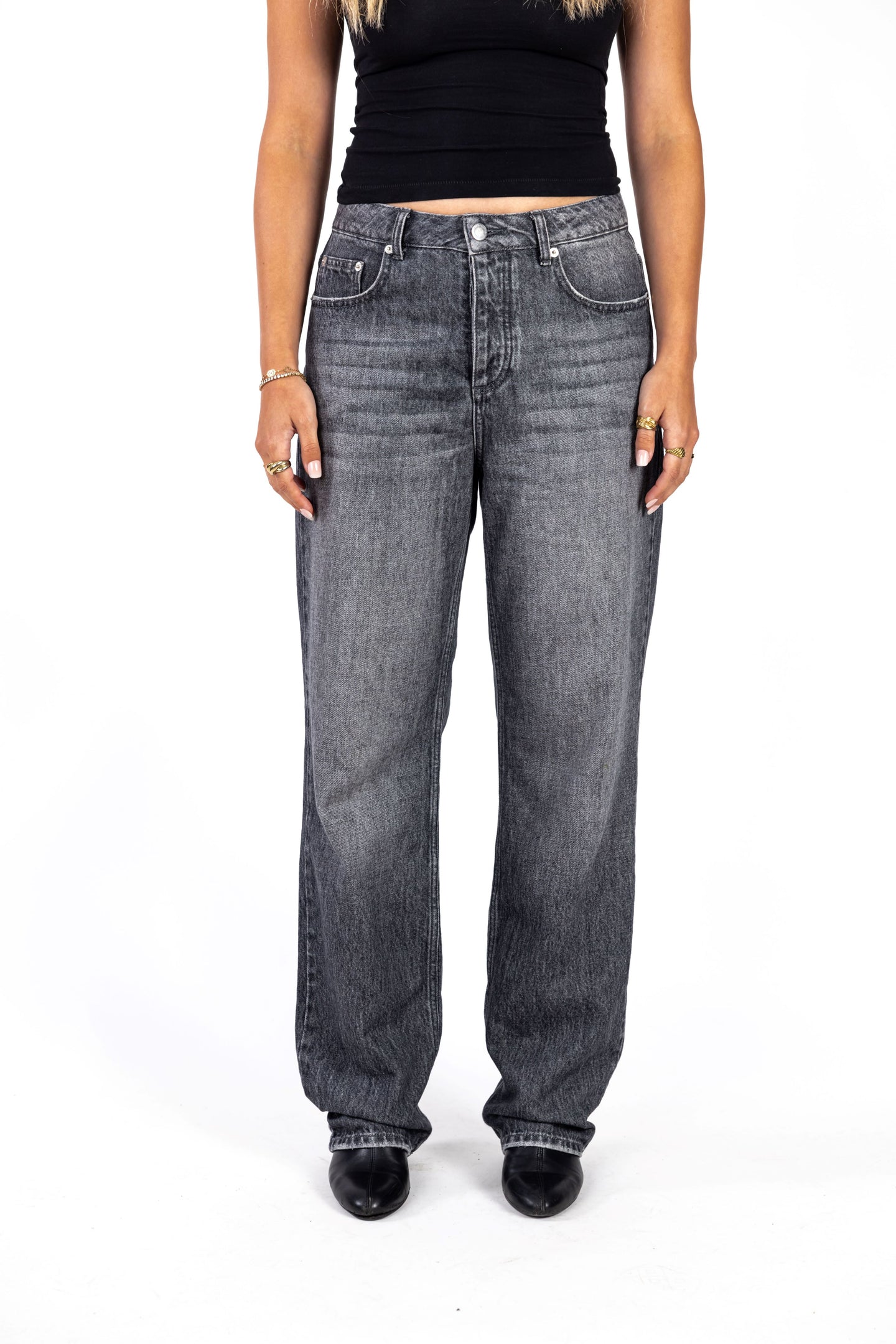 Five Pocket Denim - ash grey