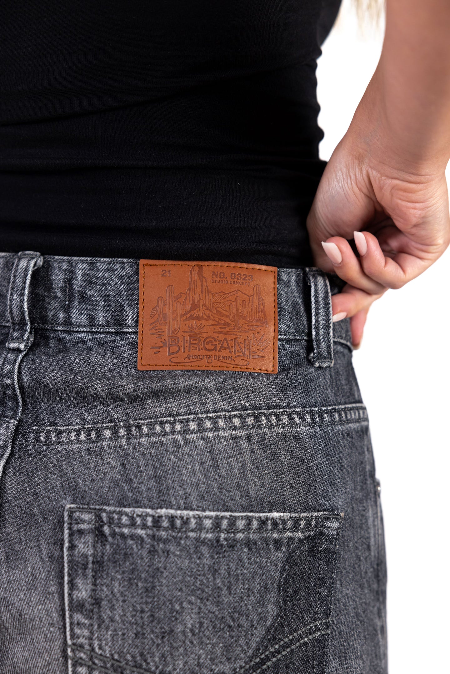 Five Pocket Denim - ash grey