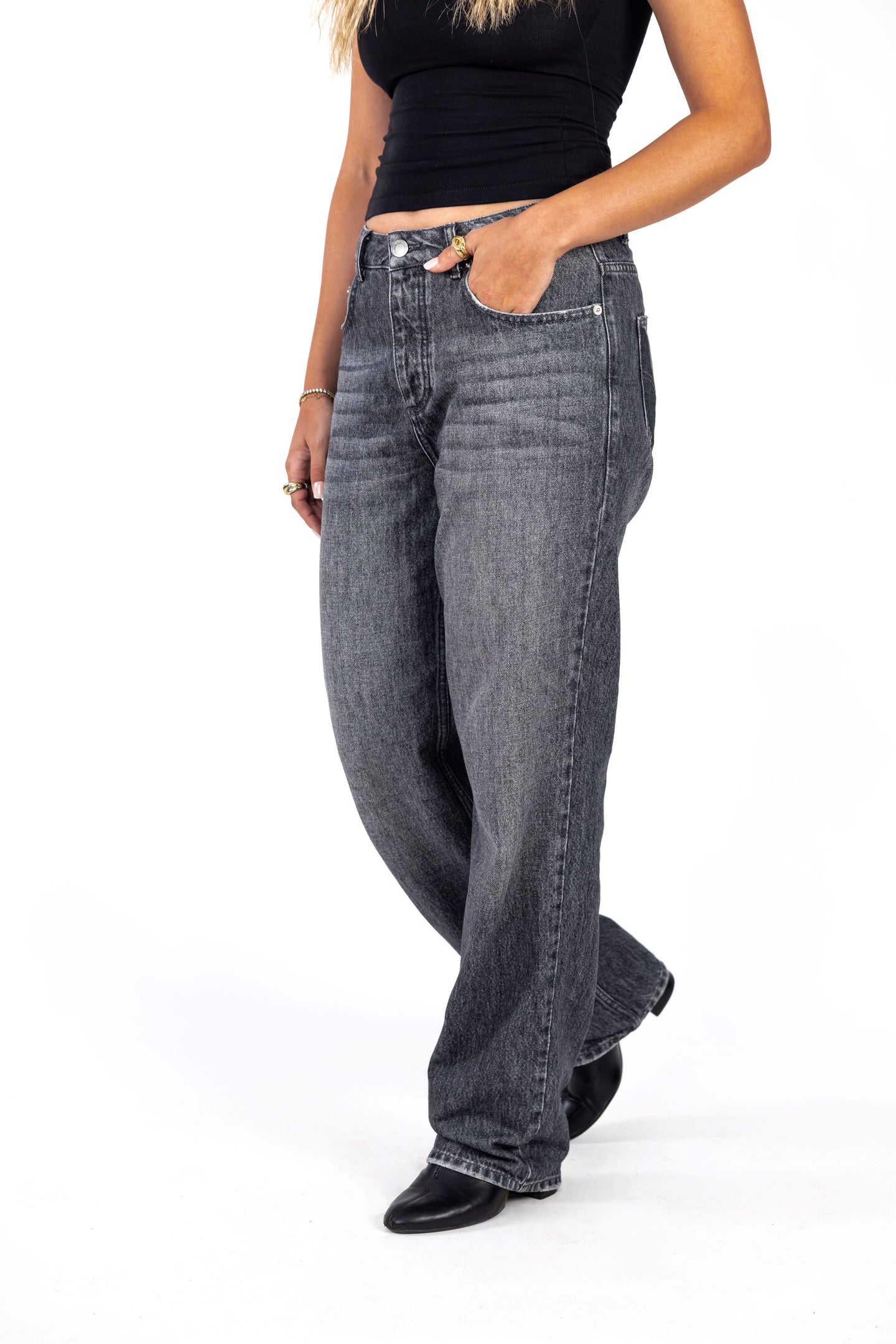 Five Pocket Denim - ash grey